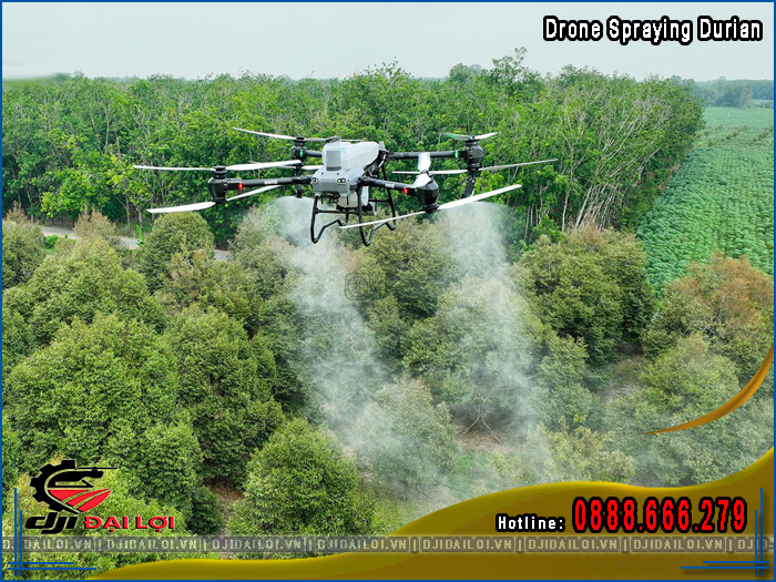 durian spraying drone