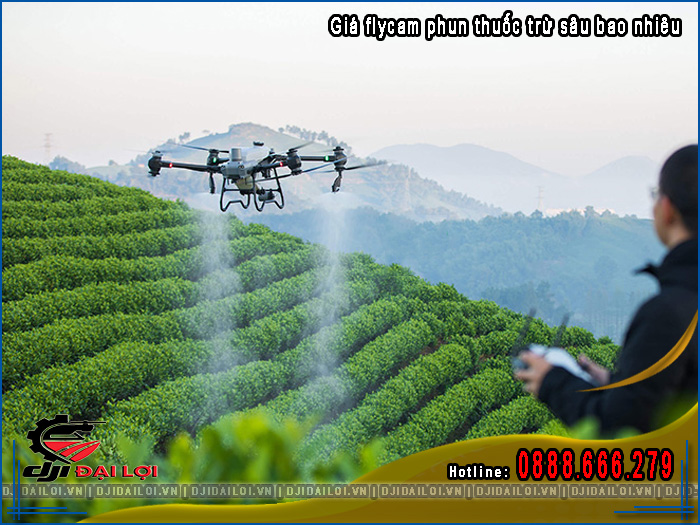 Giá flycam phun thuốc trừ sâu mới nhất bao nhiêu