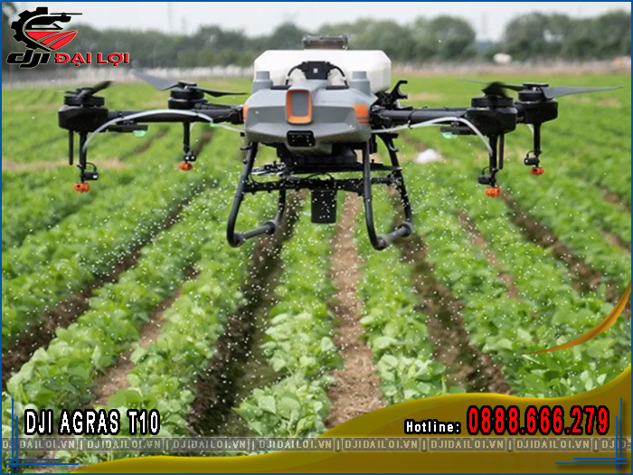Máy bay phun thuốc DJI T10