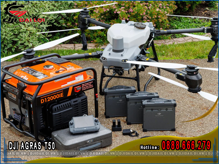 Máy bay phun thuốc DJI T50