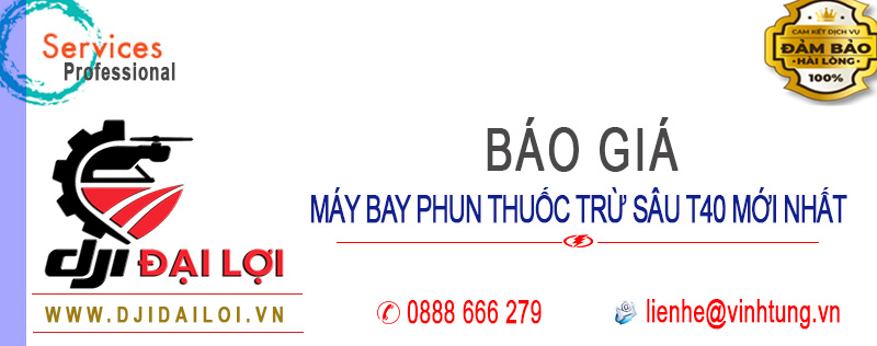 Máy bay phun thuốc DJI T40
