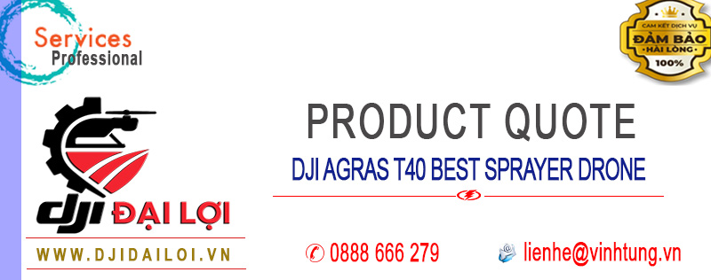 Máy bay phun thuốc DJI T40