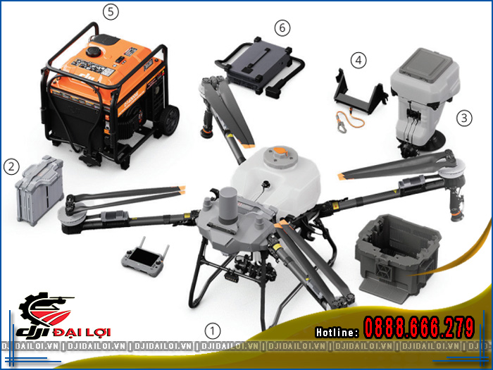 Máy bay phun thuốc DJI T70P