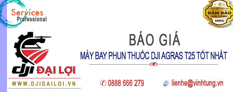 Máy bay phun thuốc DJI T25