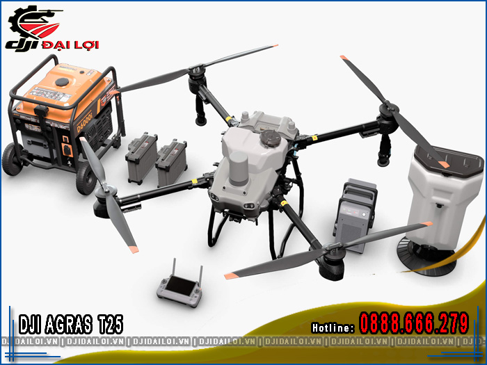 Máy bay phun thuốc DJI T25