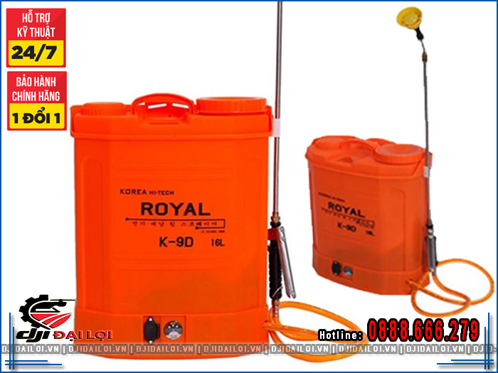 Máy phun thuốc trừ sâu Royal K9D