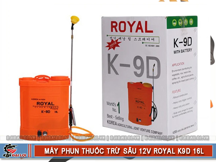 Máy phun thuốc trừ sâu Royal K9D