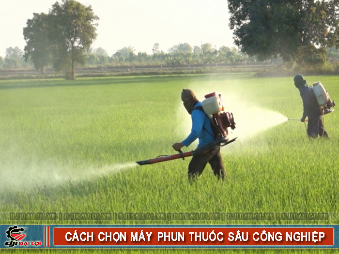 Cách chọn máy phun thuốc trừ sâu công nghiệp công suất lớn