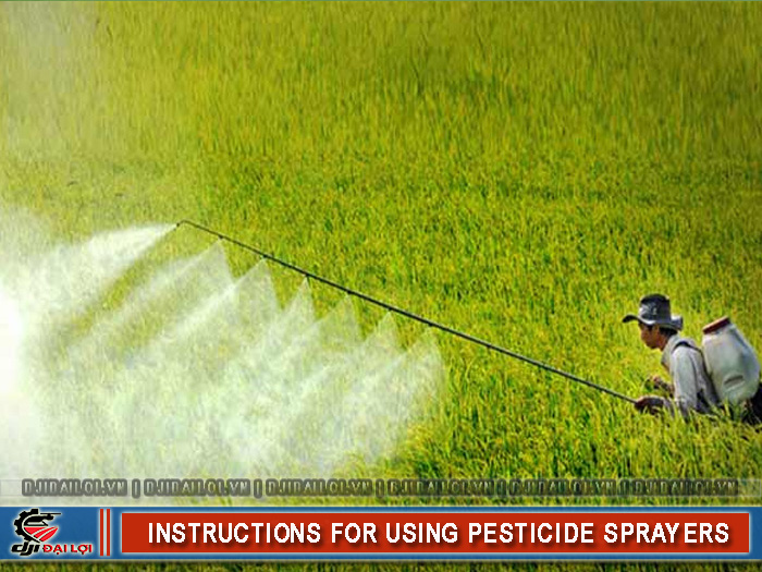 Hướng dẫn sử dụng máy phun thuốc trừ sâu cao áp