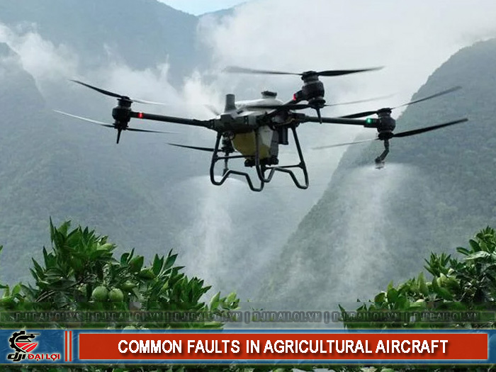 Máy bay phun thuốc DJI thường gặp lỗi gì?