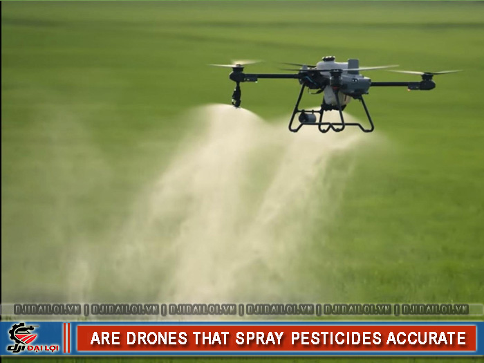 Đánh giá máy bay điều khiển xịt thuốc về độ chính xác và năng suất