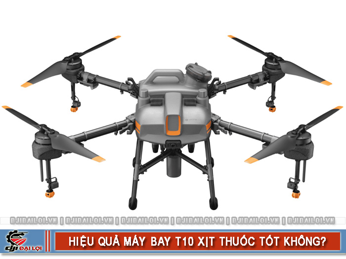 Hiệu quả của máy bay xịt thuốc T10 trong thực tế ra sao?