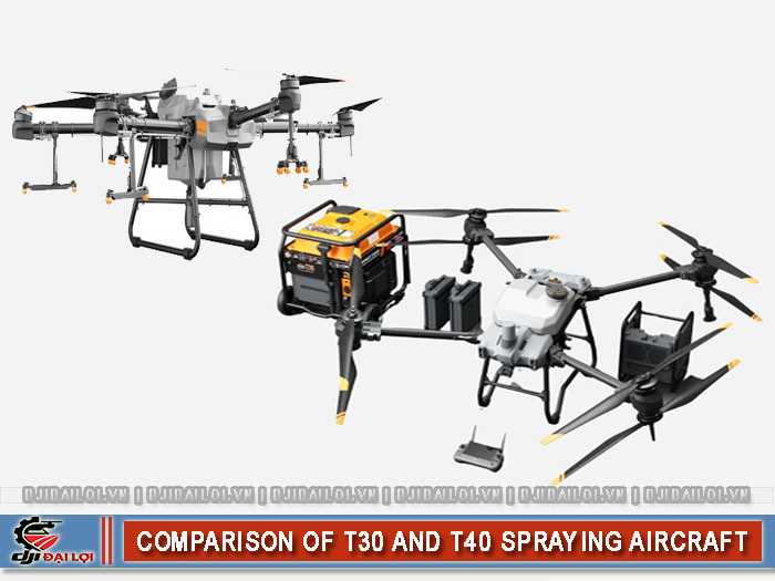 So sánh T30 với T40 chọn máy bay xịt thuốc nào hiệu quả hơn?