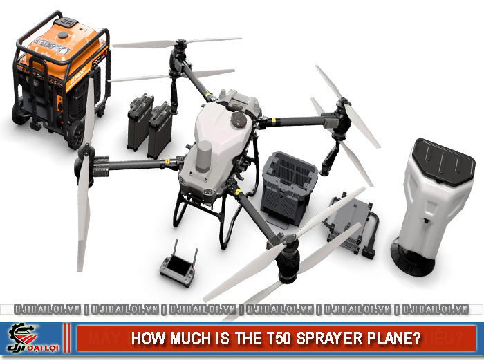 Máy bay nông nghiệp Dji T50 giá bao nhiêu?