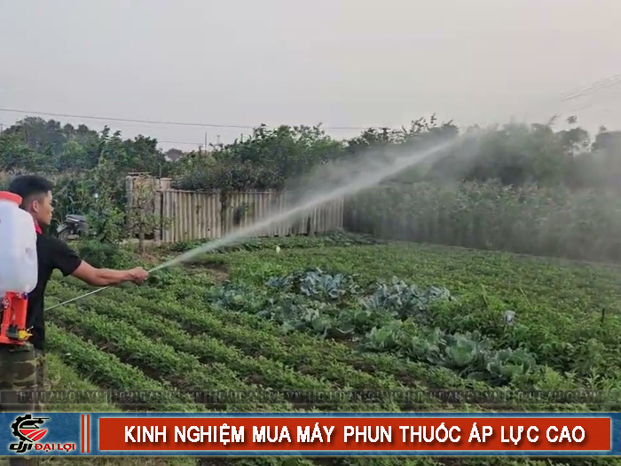 Kinh nghiệm mua máy phun thuốc trừ sâu áp lực cao giá rẻ