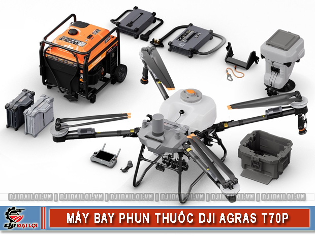 Máy bay phun thuốc DJI T70P