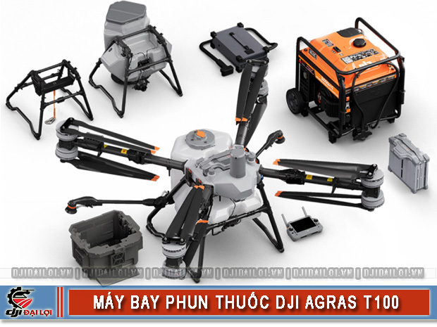 Máy bay phun thuốc DJI T100