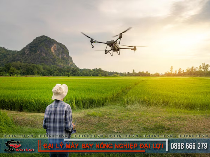 Why do farmers use remote-controlled pesticide-spraying drones?